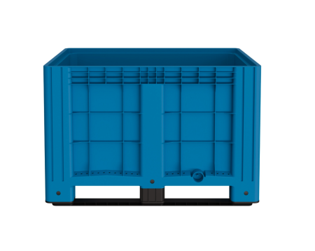 Большой контейнер 1200x800x800 мм iBOX со сплошными стенками и дном, на полозьях